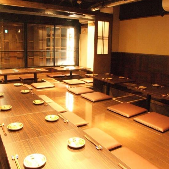 [1 minute from Fushimi Station] All seats have sunken kotatsu seats, 8 people ~ private room! For year-end parties and various banquets