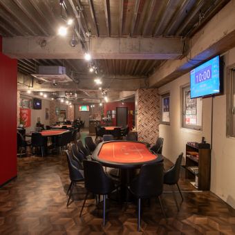 団体のお客様も大歓迎です！貸切もお気軽にご相談ください♪多種多様なお酒やおつまみもご用意しております！デートや二次会、合コンの場としても最適です◎カジノの本格的な雰囲気を味わうことができます！