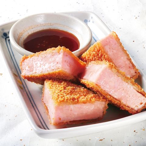 厚切りハムカツ