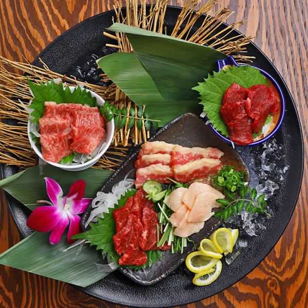 【定番商品】馬刺し5種盛り