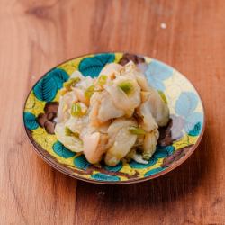 Homemade crushed wasabi