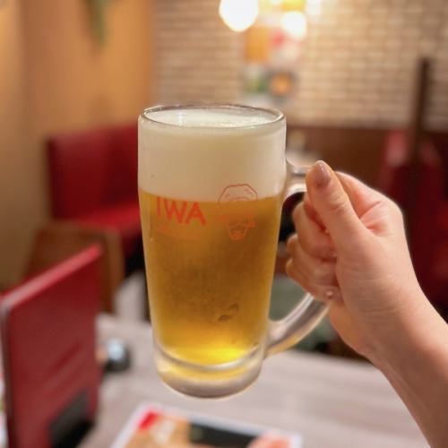 キリッと美味しい生ビールをご提供！