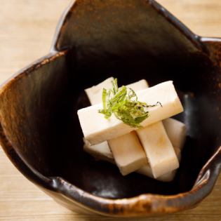 Pickled cream cheese in miso
