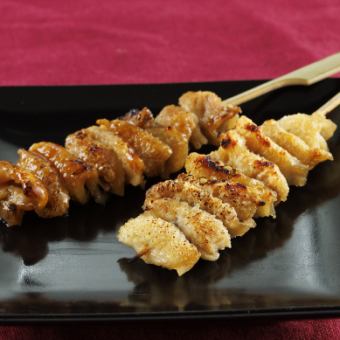 Classic yakitori [sauce, salt, miso sauce]