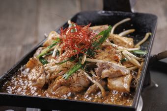 Miso sauce teppanyaki of Oshu beautiful chicken