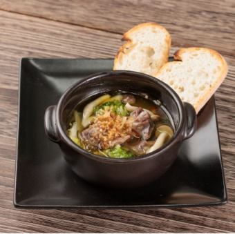 奥州美鶏砂肝の出汁~ジョ（バゲット付き）