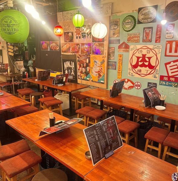 【幅広いシーンにご利用可能◎】仕事帰りはもちろん、サークルの飲み会や合コン、女子会、同窓会、送別会、歓迎会などにもぴったりの空間！活気あふれる空間が作り出す居心地の良い雰囲気が自慢です♪絶品お肉料理と美味しいお酒を飲みながら楽しいひと時をお過ごしください。【渋谷/飲み会/肉//コスパ】