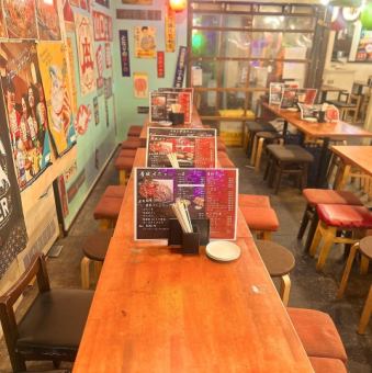 【ご人数に合わせてお席ご用意できます◎】2名様～50名様までお席のご用意ができます◎人数に合わせて配席させて頂きます！お隣のお席同士で団体様お食事をお楽しみ頂けます♪