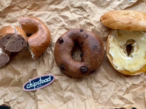 极致贝果（原味、巧克力味、蓝莓味）