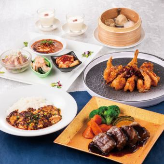 [10/15~ Tamachi Exclusive Course] 2-hour all-you-can-drink course including large shrimp and mapo tofu, Tamachi exclusive course, 7 dishes in total