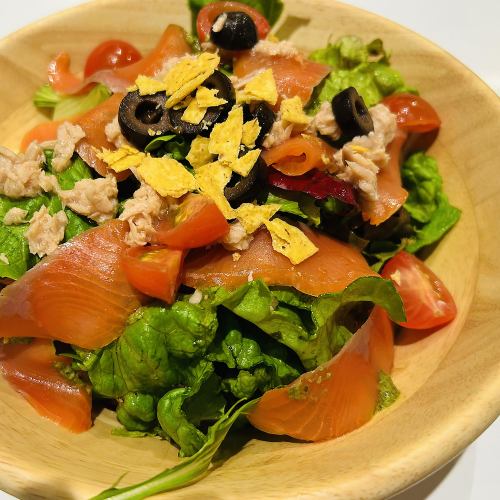 Tuna and salmon Italian salad M size