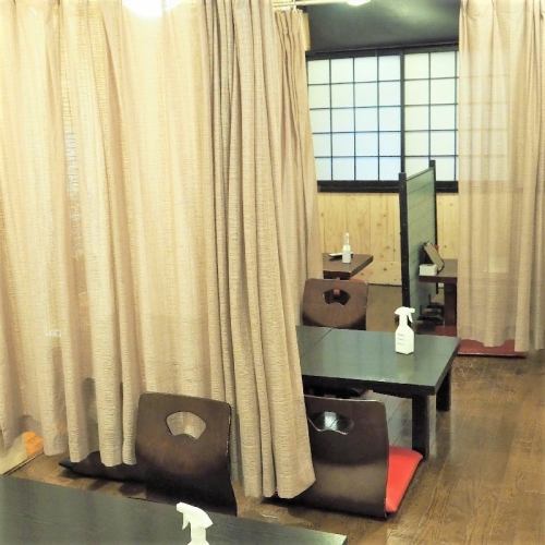 お座敷は最大45名迄OK！