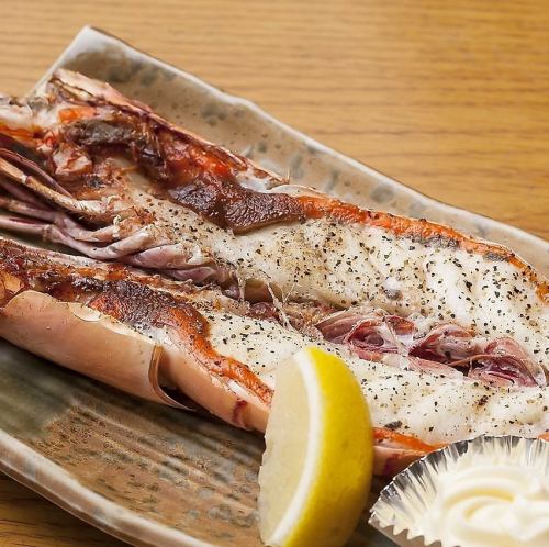 天然特大海老（塩焼 or 釜ゆで）
