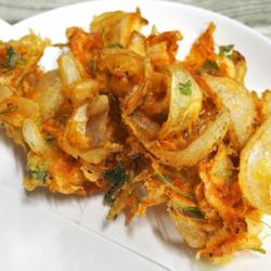 桜海老と新玉ねぎのかき揚げ