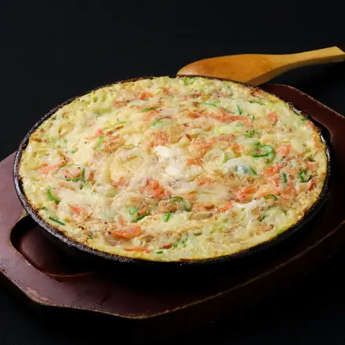 Shrimp and yam fluffy bake