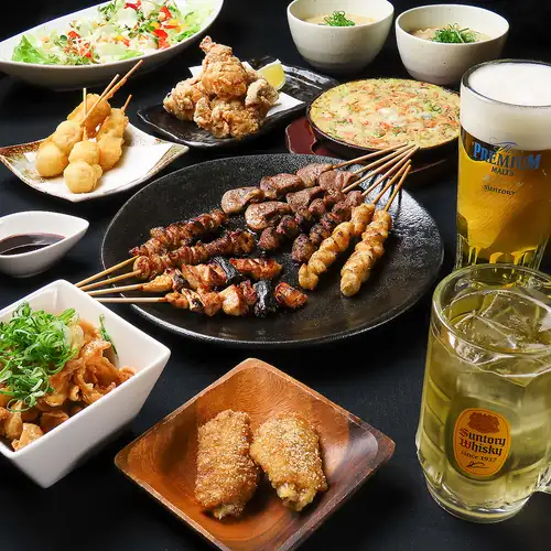 We also offer a wide range of courses with 2 hours of all-you-can-drink! Perfect for various banquets