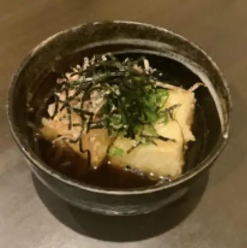 Deep-fried tofu / Deep-fried mochi / Deep-fried eggplant (each)