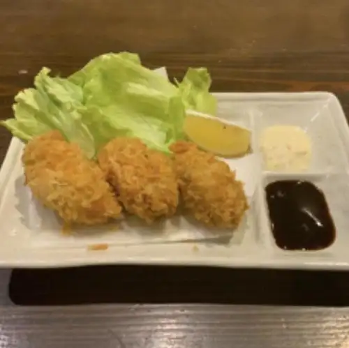 Fried oysters (3 pieces)