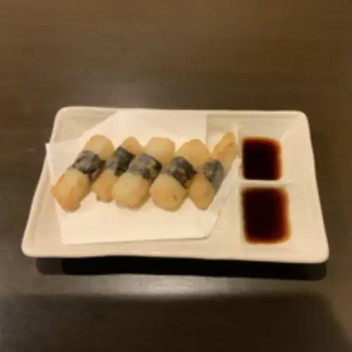 Deep-fried yam strips