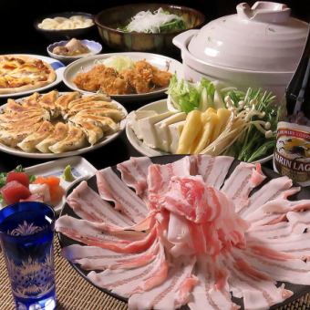 2時間飲み放題付き　おまかせ豪華コース　全8品　6000円(税込)