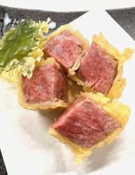 [Reservation only] A5 Hida beef sirloin tempura