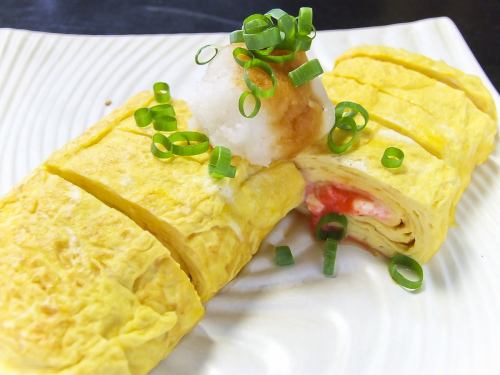 Dashimaki Tamago (plain / with mentaiko mayonnaise and meat miso cheese)
