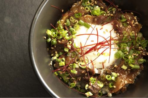 Beef tendon hot spring egg rice