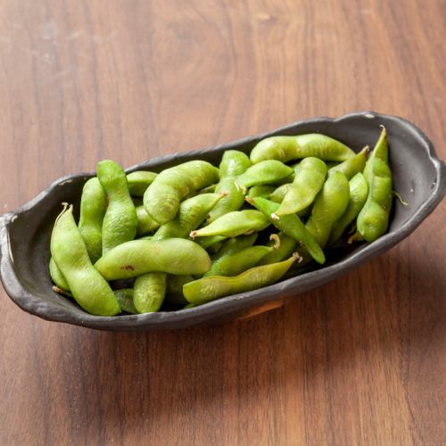 Black edamame beans / chanja / quail boiled / yam tanzaku