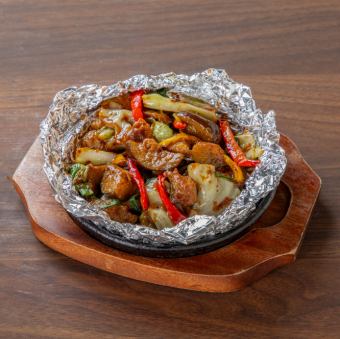 ナスの肉味噌炒め