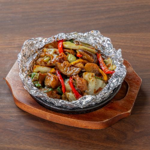 ナスの肉味噌炒め