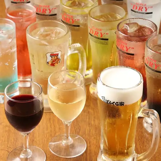 ビールはじめ、ワインや日本酒バラエティ豊かにご堪能頂けます！