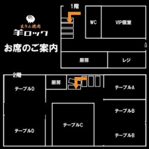 羊ロックの配席図