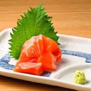 salmon sashimi