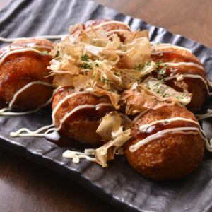 Fried takoyaki (6 pieces)