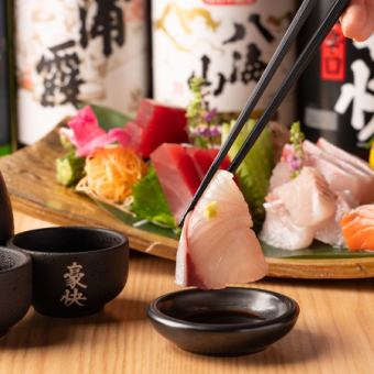 [Standard Course] 120 minutes of all-you-can-drink draft beer + 7 dishes including sashimi and fried Hiroshima oysters for 4,000 yen