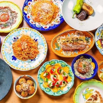 【女子会にもおすすめ!】フリットやパスタなど当店のおすすめが詰まった7品 STANDARD PLAN!!