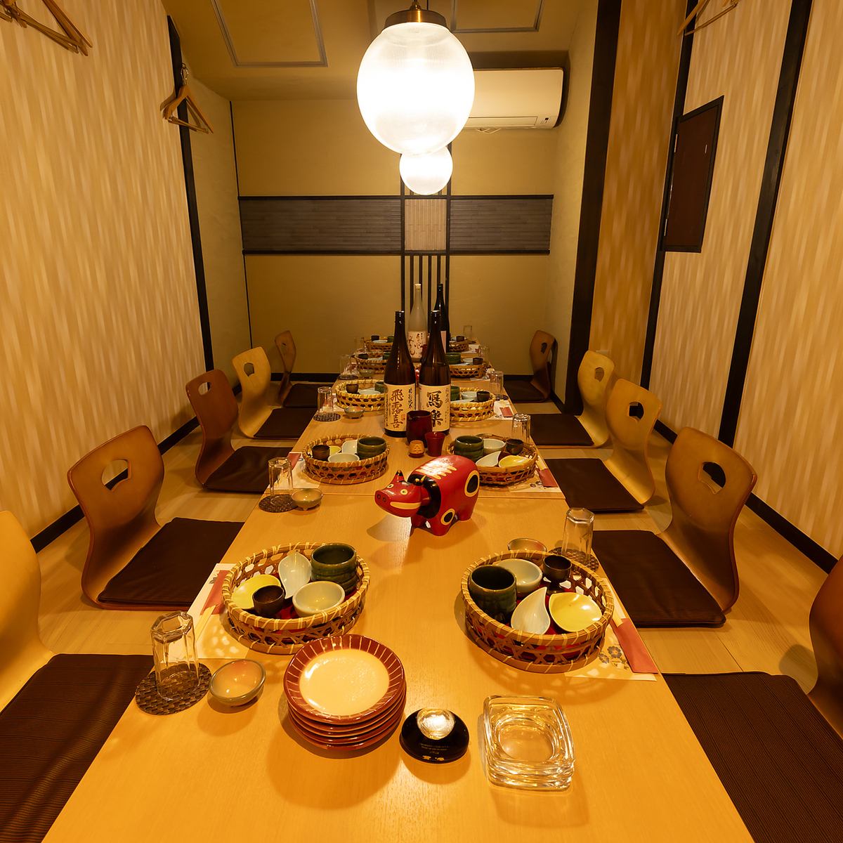 12名様の宴会に対応！個室×掘りごたつで様々なシーンにおすすめ