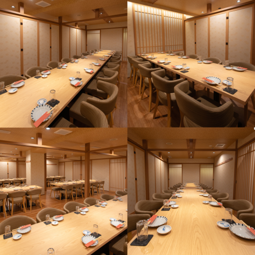 A new banquet hall has opened with all seats in private rooms! Perfect for company banquets and social gatherings!