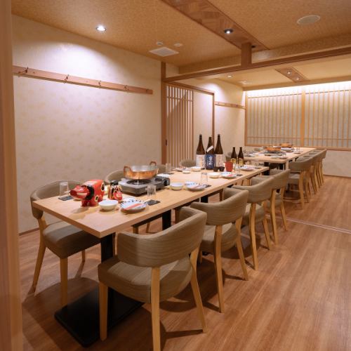 The spacious private rooms are perfect for launch parties and group drinking parties.You can spend time together without worrying about your surroundings.Enjoy your party with our delicious food and wide selection of drinks!