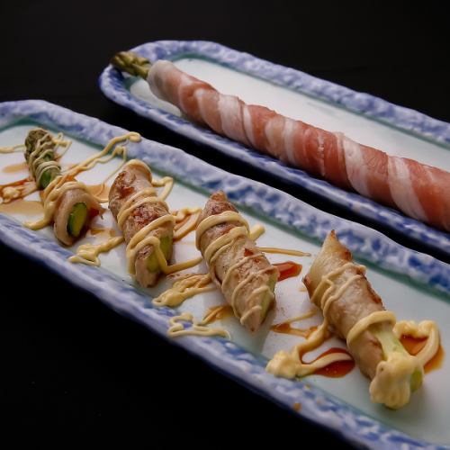 アスパラ豚肉巻き（一本）