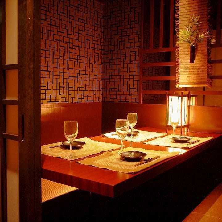 完全個室2名～可能◎割烹出身の料理長が厳選料理をご提供♪
