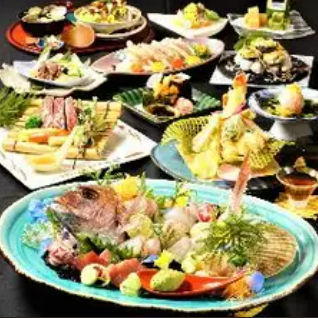 【2時間飲み放題付】3000円OFF 豪華食材の饗宴13000円⇒10000円(税込) 黒毛和牛/アワビ/伊勢海老