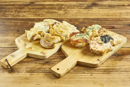 四种口味煎饺拼盘
