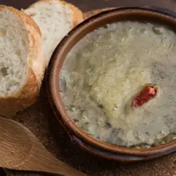 Delicious crab miso cream ajillo