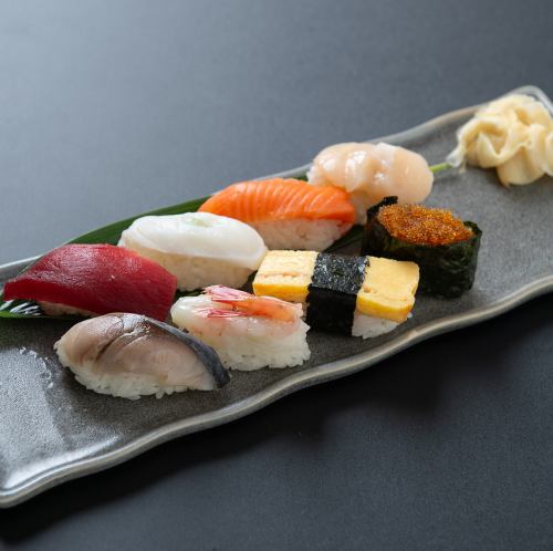 ほのかにぎり(みそ汁付)　8貫