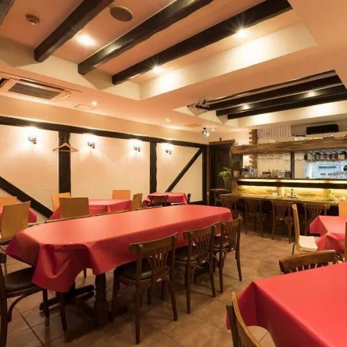 Party spaces available for groups of 16 or more! Spacious venue.