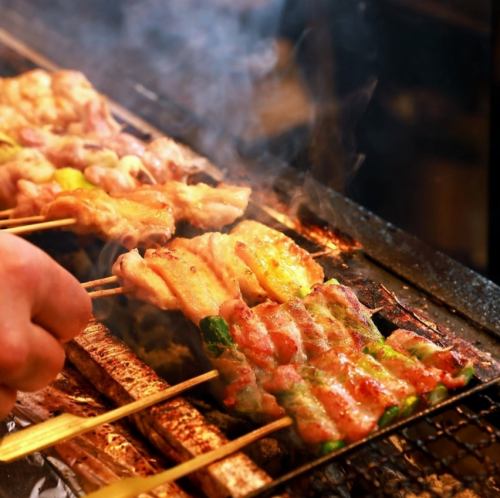 炭だから美味い！自慢の串