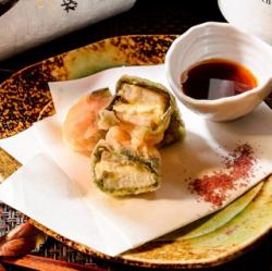 平貝のチーズ磯辺揚げ