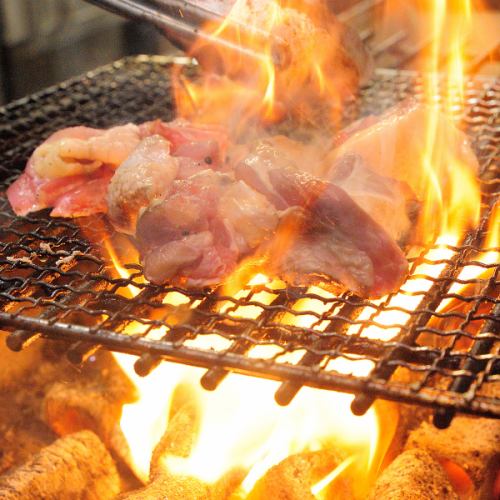 鶏油の炙り焼き