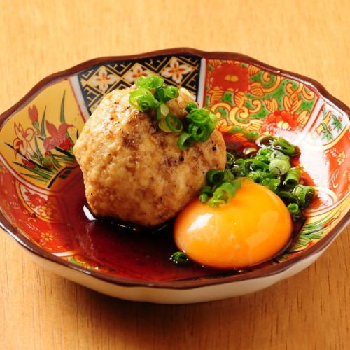 Tsukune (sauce, egg yolk)